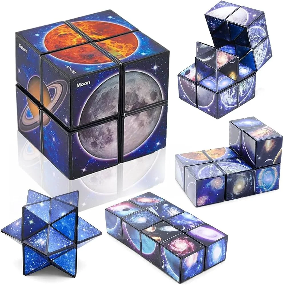STEM 3D Puzzle Fidget Toy: Creative Learning & Stress Relief for Children, Hand-Eye Coordination Training, Interactive Gift