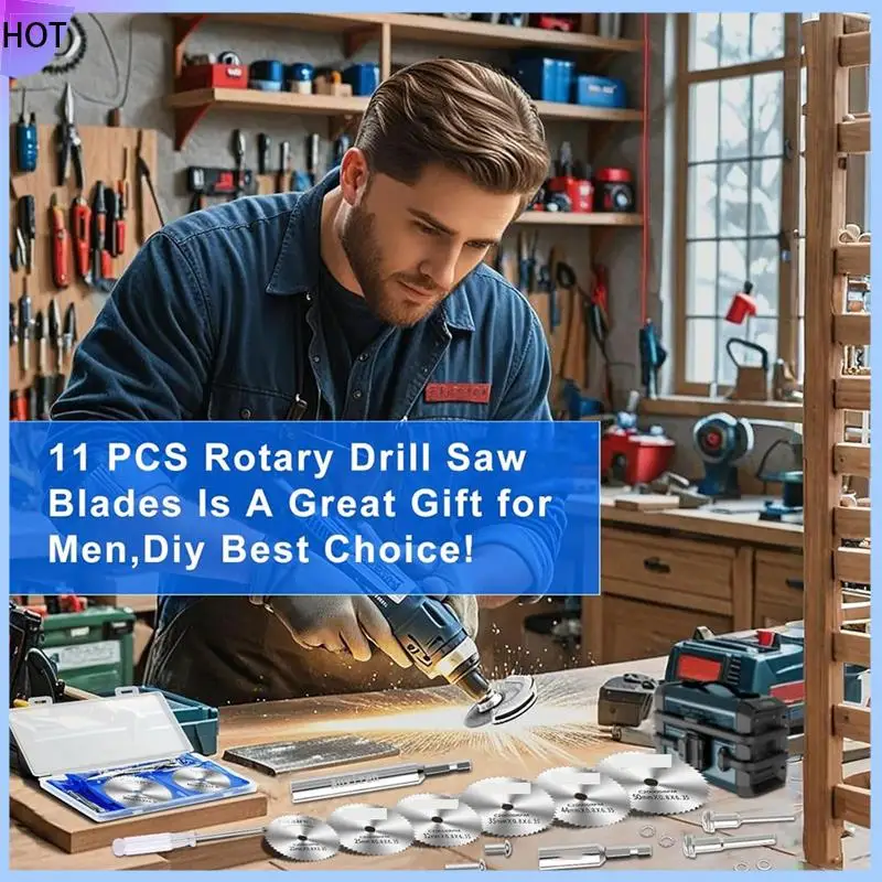 

B45C Inside PVC Pipe Cutter, 6 PCS Mini Circular Saw Blades, HSS Small Cutting Discs For Rotary Tools, For Rotary Drill Saw Blad