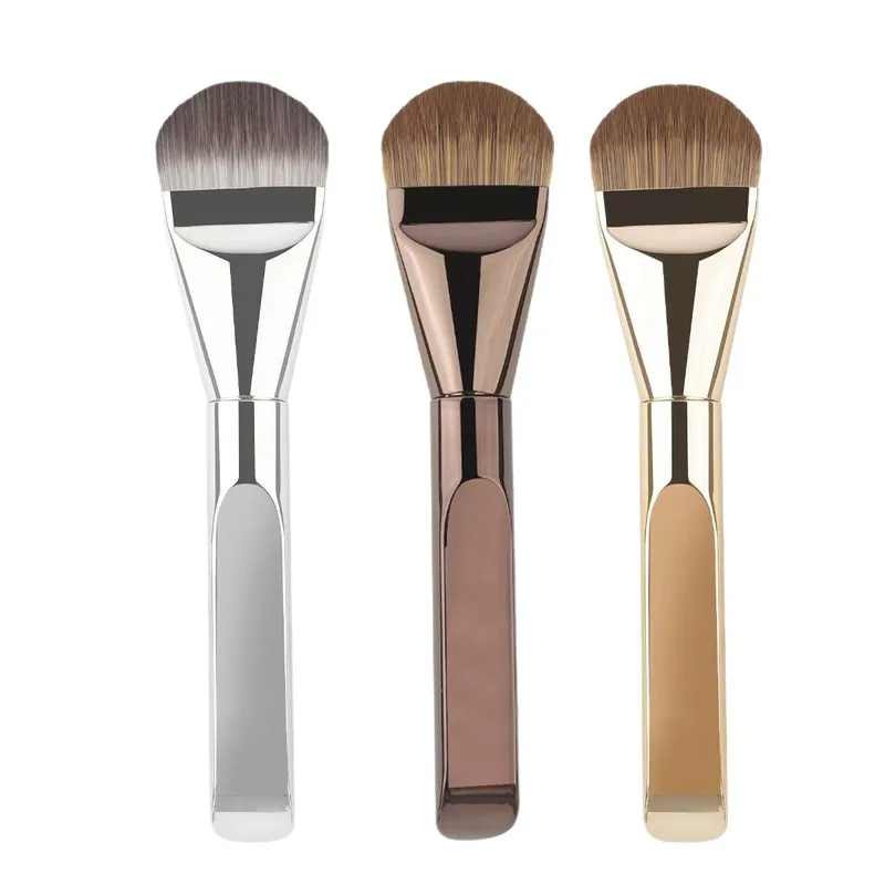 New Tongue Type Foundation Brush Ultra Thin Seamless Makeup Flat Head Brush Irregular Fan Beauty Tool Health Makeup Brushes