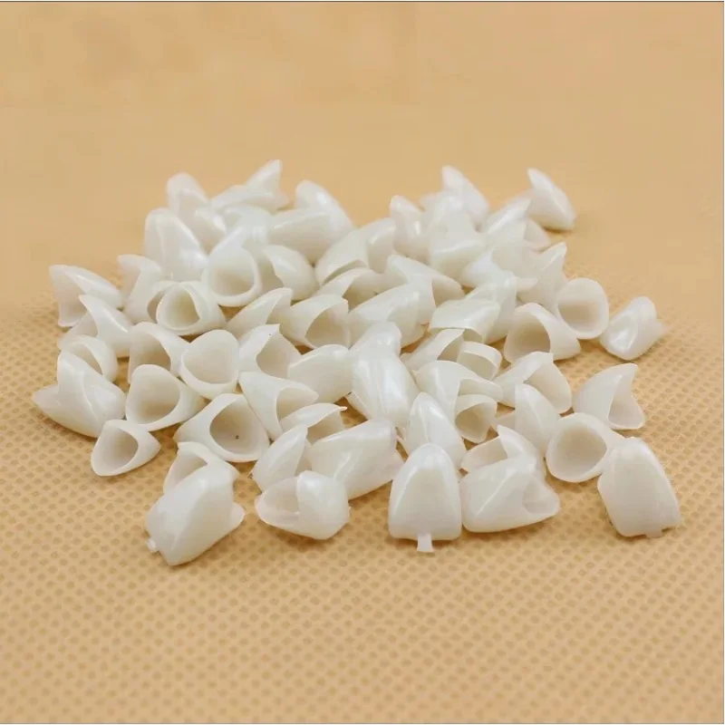 Dental Crown Practice Models Complete Set Anterior Posterior Plastic Temporary Crowns for Lab Teaching Study