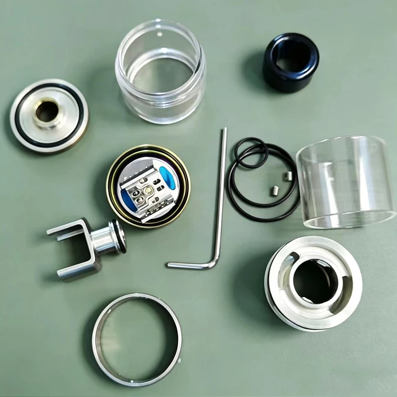 Arbiter v2 2 RTA 316ss Yeniden İnşa Edilebilir Tank 24.5mm 3.5ml/5ml Çift/Tek Bobin Yapısı Ayarlanabilir Üst Hava Akışı 810 Reçine Damla Atomizeri