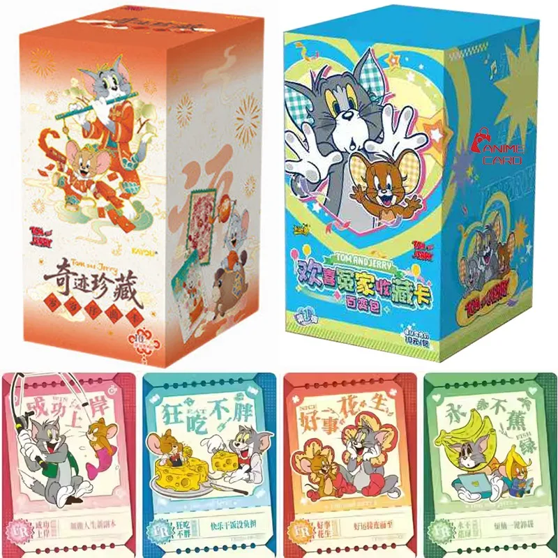 

Genuine KAYOU Tom and Jerry Miracle Collection Suishui Xuqu Cards New Year Gift Anime Peripheral Holiday Gift