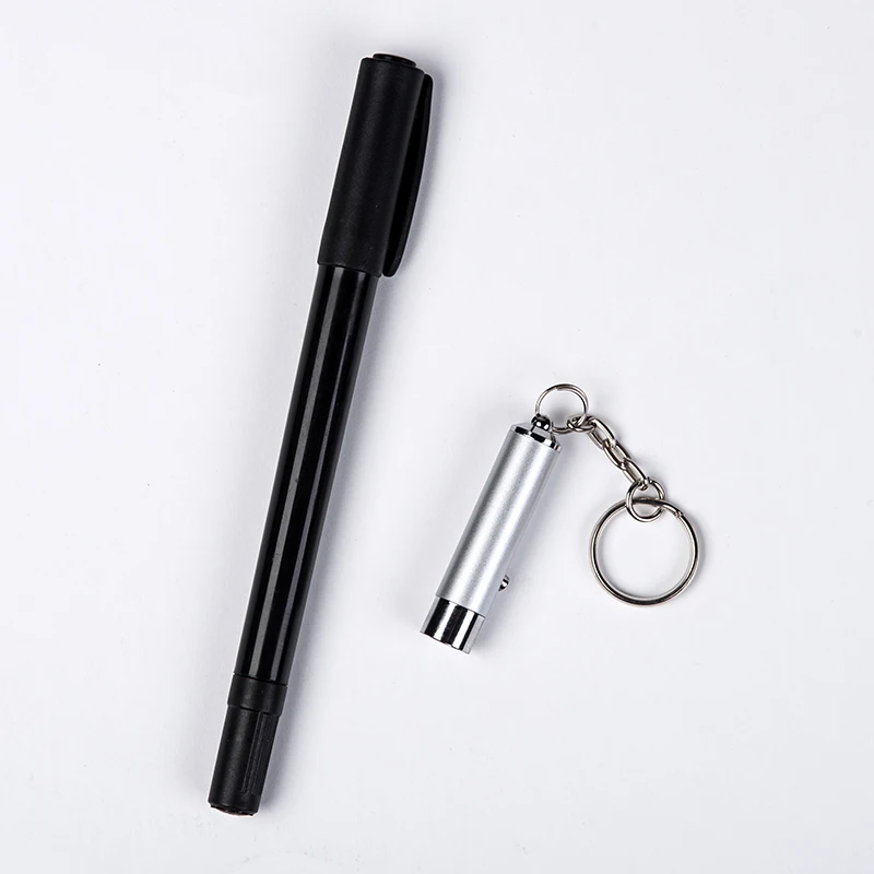 1pcs Invisible Fluorescent Pen UV Light Markers Pen Dual Tip 0.5mm/1.0mm Hidden Ink Pen Invisible Pen Children Spy Game Pen