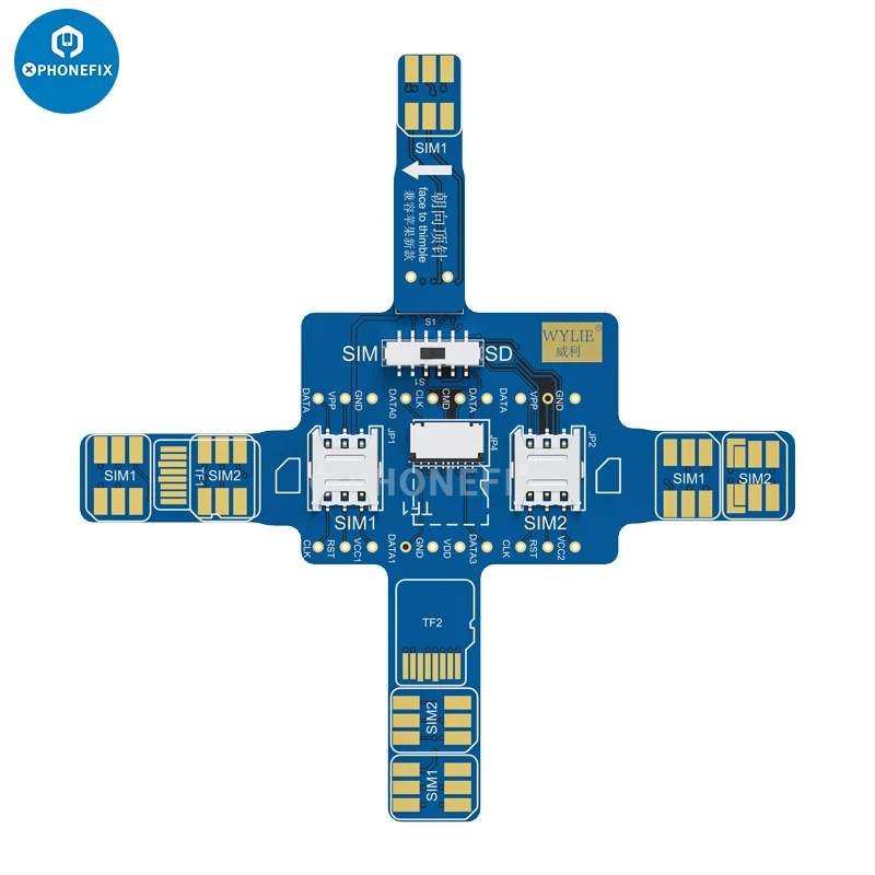 Wylie Universal Smartphone Signal Test Board for IPhone Dual-SIM Series Android Huawei Cellphone Signal Repair Testing Recycling