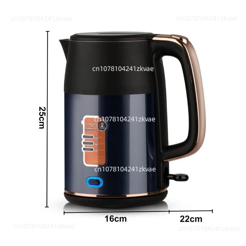 High Power Stainless Steel Anti-dry Burning Electric Kettle Fast Kettle Super Long Insulation 1.8L Fast Heating