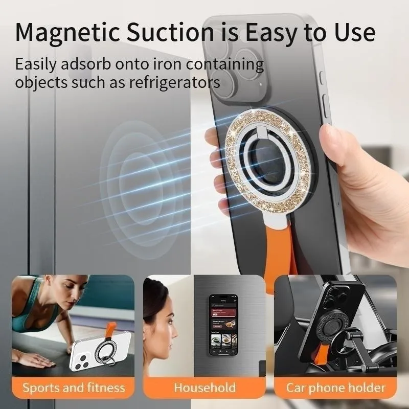 حامل هاتف Magsafe بزاوية مغناطيسية قابلة للإزالة وقابلة للتعديل متوافق مع حامل هاتف iPhone Samsung Huawei Xiaomi Phone Hholder #5