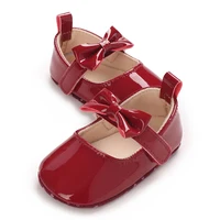 Baby Girl Shoes Bowknot Flats Soft Sole Newborn Princess Walker Sandals Formal Toddler Shoe 4