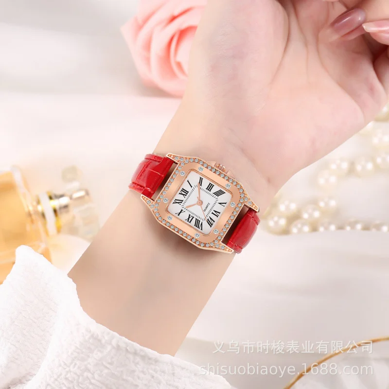 

2020New Fashion Watch Women's Wine Barrel Square Belt Women's Watch Women's Korean-Style Casual Watch for Students