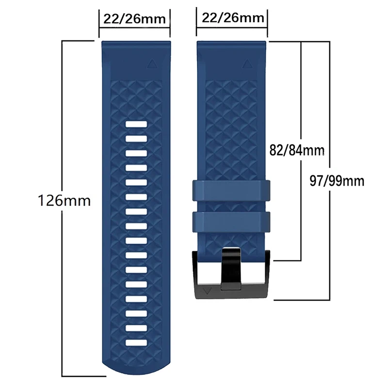 New 22 26mm Smart Watch Straps For Garmin Fenix 7 7X 6 6X Pro 5 5X Plus EPIX/VERTIX 2 Easyfit Garmin Forerunner 935 945 Bracelet