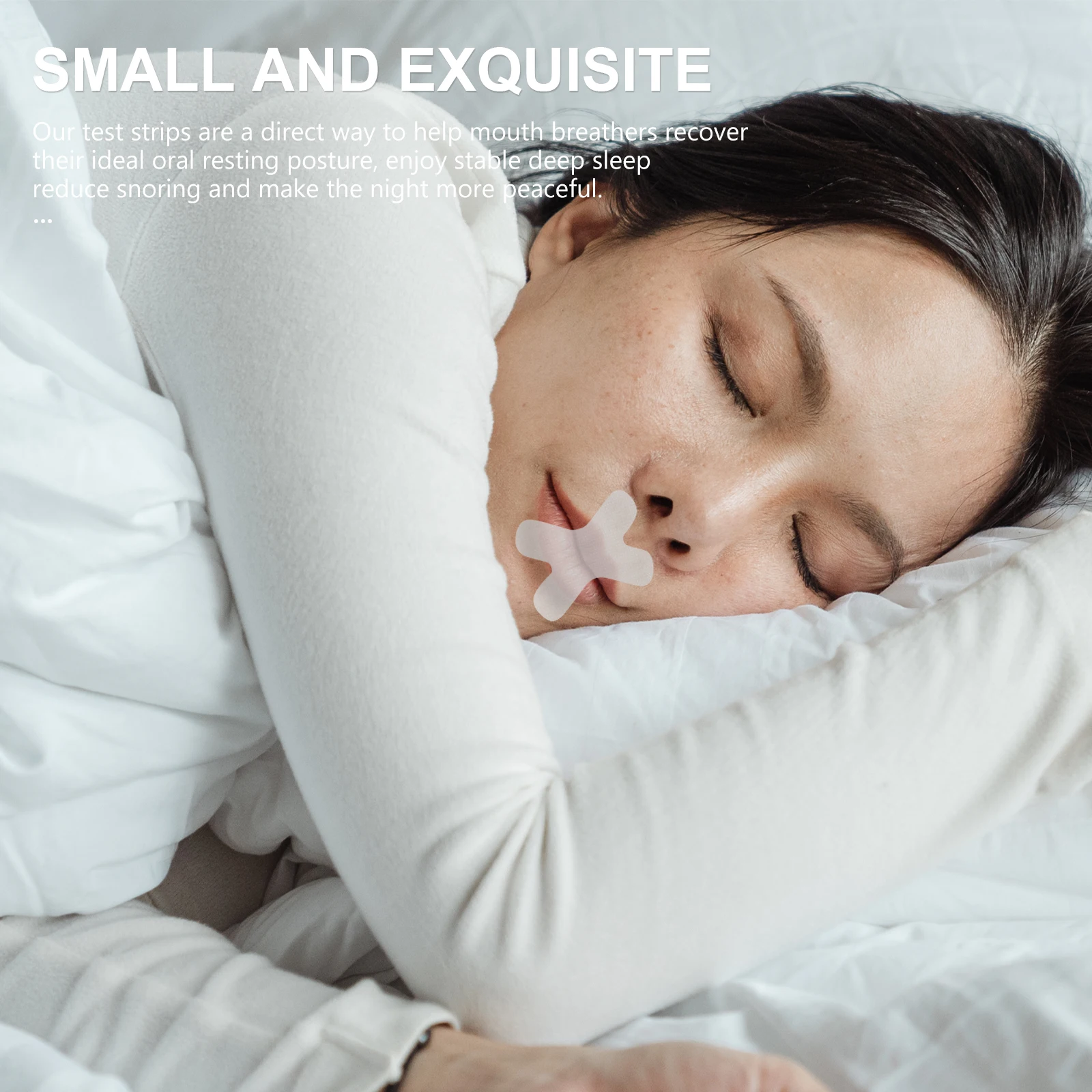 

Mouth-Covered Sleeping Lip Patch Breathing Strips Mouth Breathing Tape Sleep Aid Device Strong Stickiness
