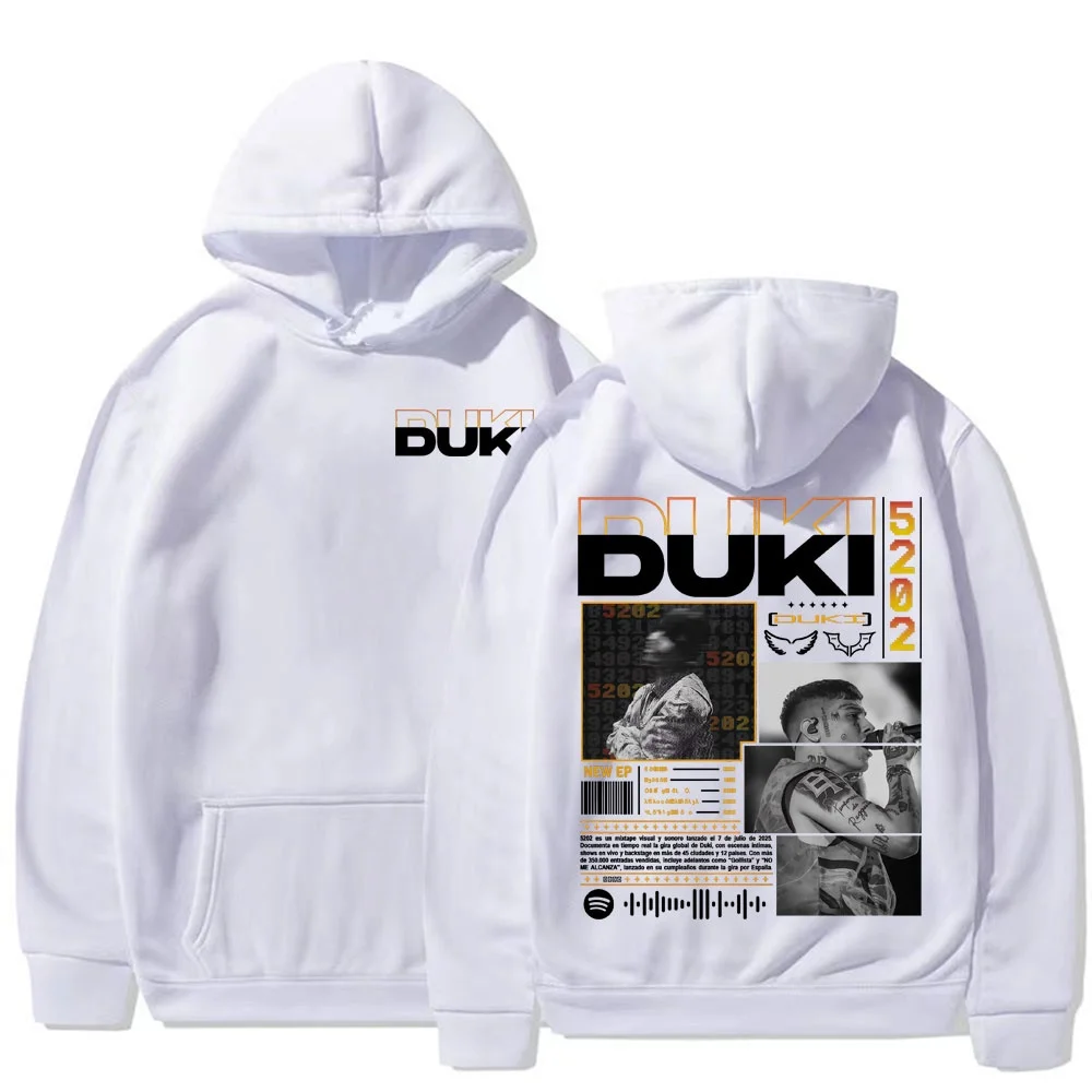 مغني الراب دوكي أميري ألبوم جولة حول العالم 2025 غطاء هوديي شارع العليا الهيب هوب البلوز الخريف/الشتاء للجنسين عادية الراحة هوديي #2