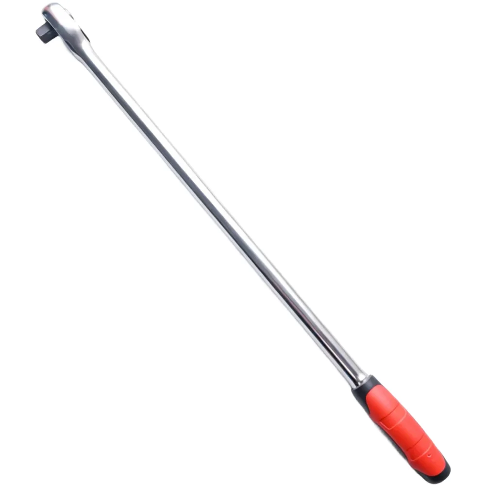 Chrome Plated 600mm 1/2 Inch Drive Ratchet Wrench with Compact 72 Tooth Mechanism for Efficient Torque Transfer