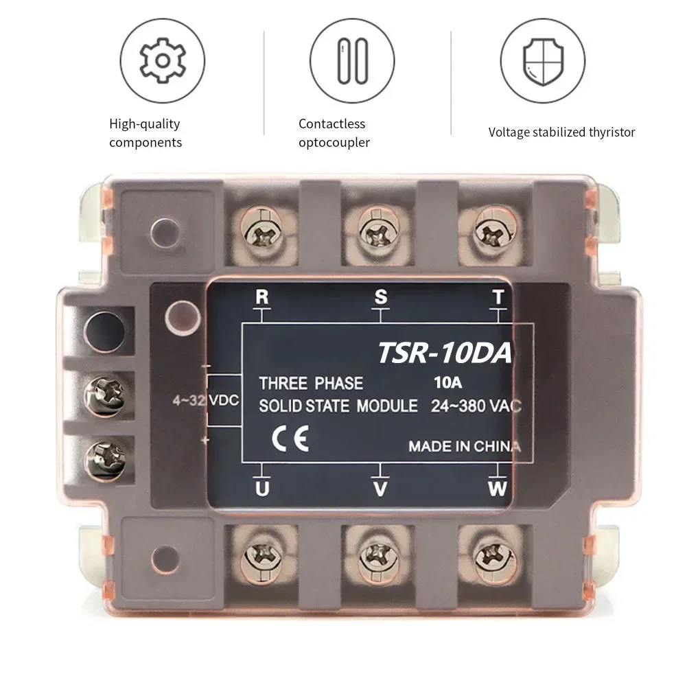 380V 25A 40A 60A 100A 150A 200A Three Phase Fully Isolated Intelligent AC Voltage Regulator Module With High Stability DTY