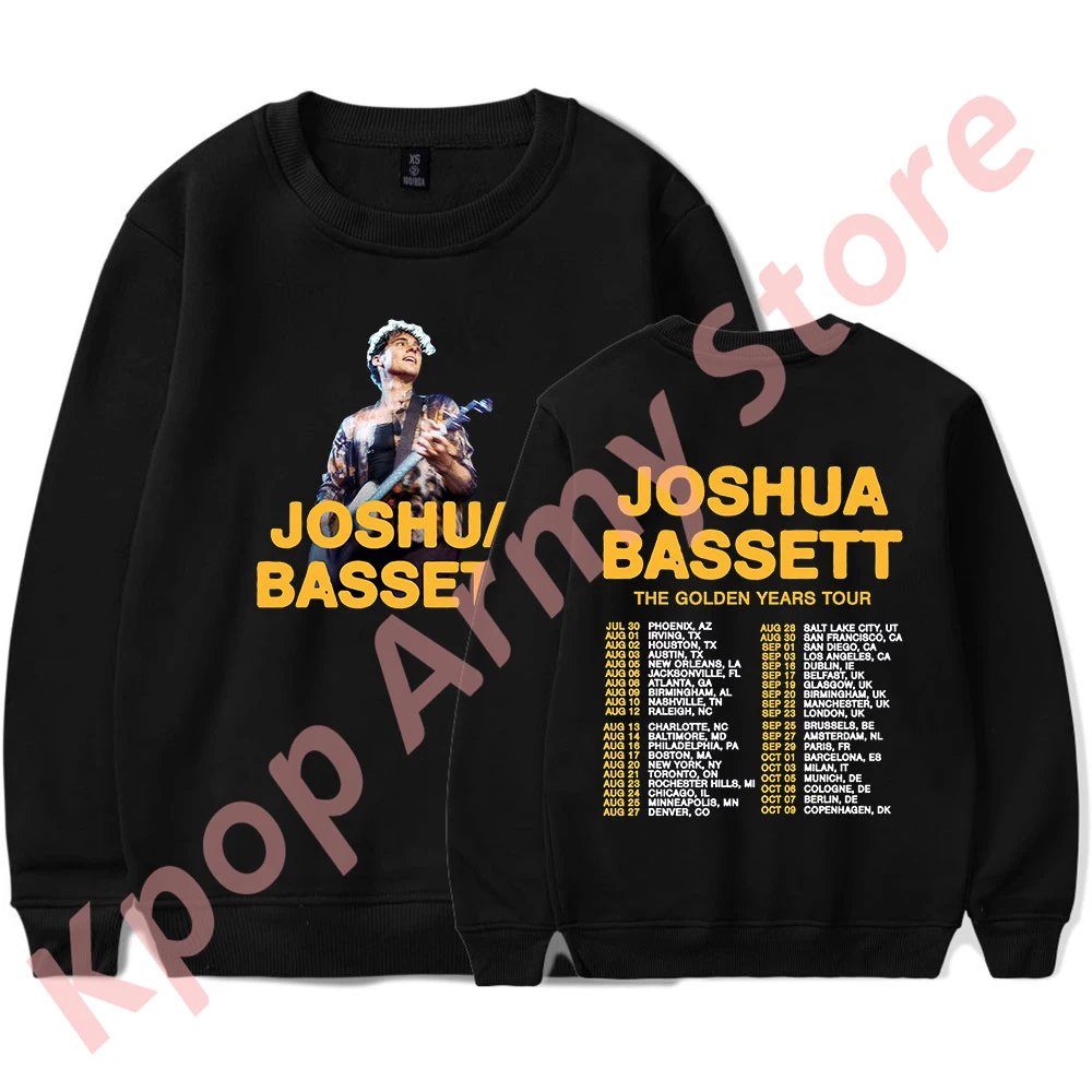 

Joshua Bassett The Golden Years Tour Merch Sweatshirts Cosplay Women Men Fashion Casual Long Sleeve Crewneck