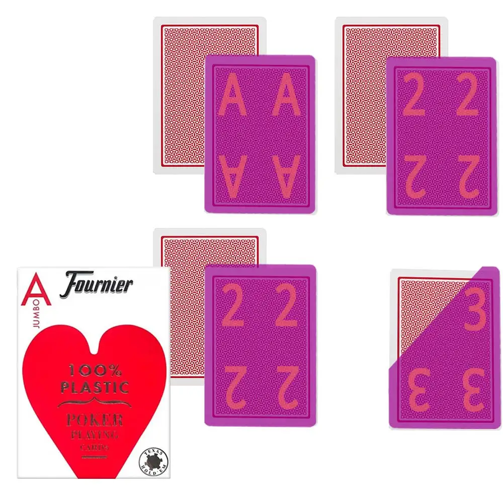 Marked Cards For Poker Lens Fournier 2800 Infrared Invisible Ink Mark Poker Game Plastics Deck