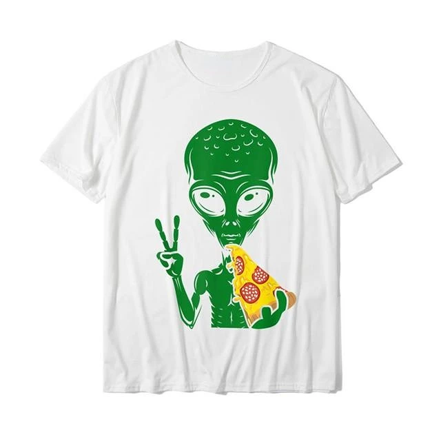 UFO Alien Fashion Graphic Tshirts Women Heel Home Men T-shirt Funny Adult Clothing Shirt Harajuku Casual Street Tops Ropa Mujer