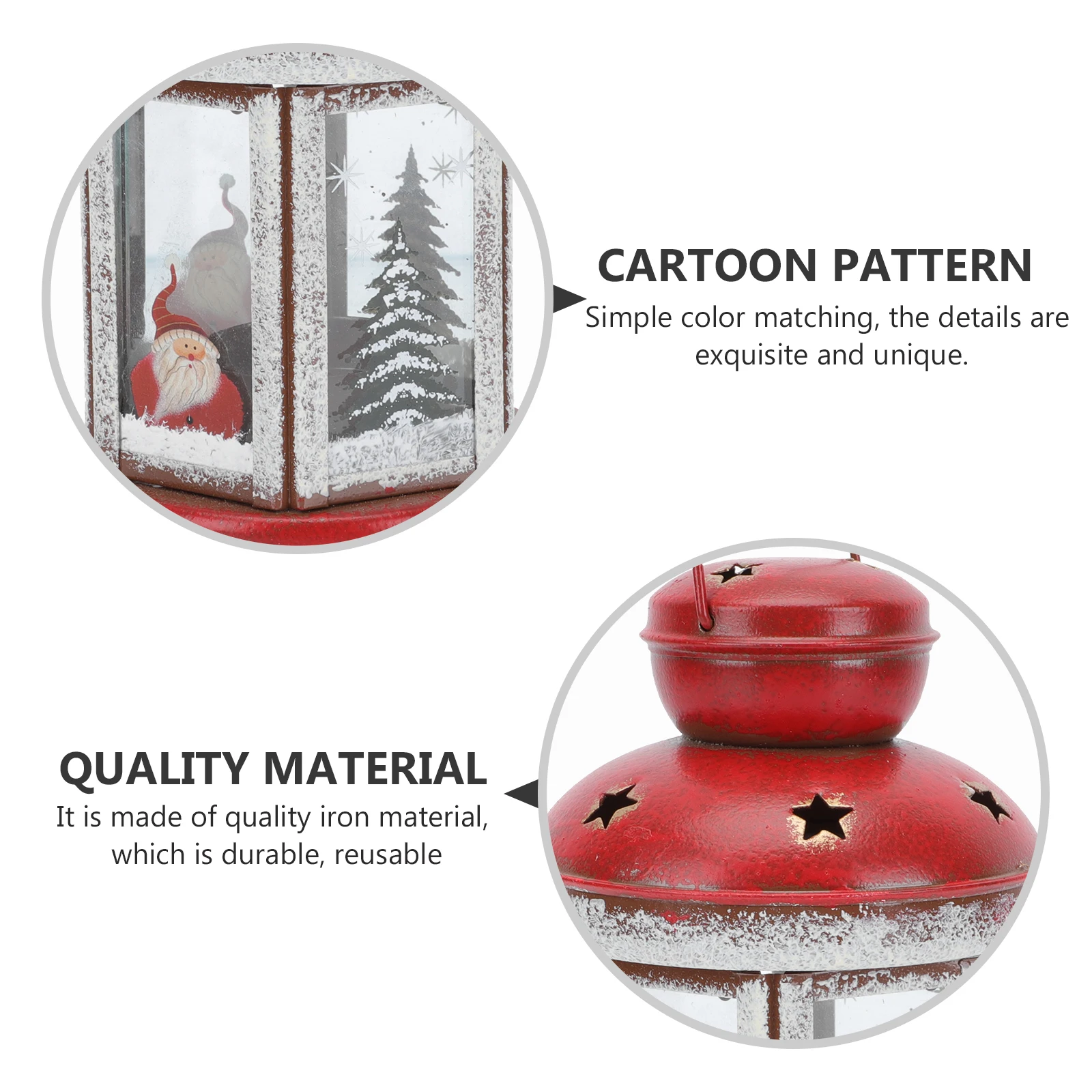 1 pçs retro ferro à prova de vento castiçal criativo papai noel titular casamento natal decoração para casa copo decorativo ferro