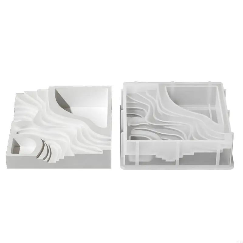

Artistic Terraced Silicone Mold For Succulents Soap Making Crafting 964A