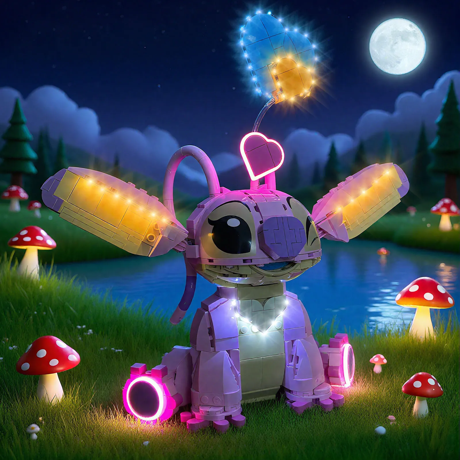 LYBMTWF LED Lighting Kit Compatible with Lego 43257 Toys for Angel   (NOT Include The Model Bricks)