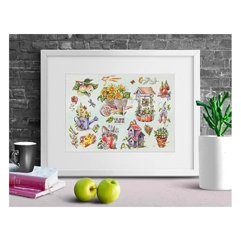 12839 Cross Stitch Kits Sets For Embroidery Cross-stitch Cross Stitch Complete Kit Stich Cross Stitch Set Needle Arts & Craft