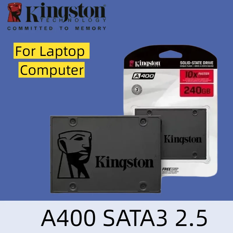 Kingston Original SSD A400 Internal 120GB-960GB Solid State Drive 2.5 Inch SSDs SATA III HDD Hard Disk for Laptop Desktop PC