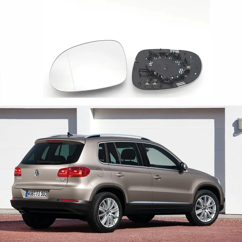 

Suitable for 07-16 Volkswagen Tiguan reversing lens heated rearview lens reflector replacement