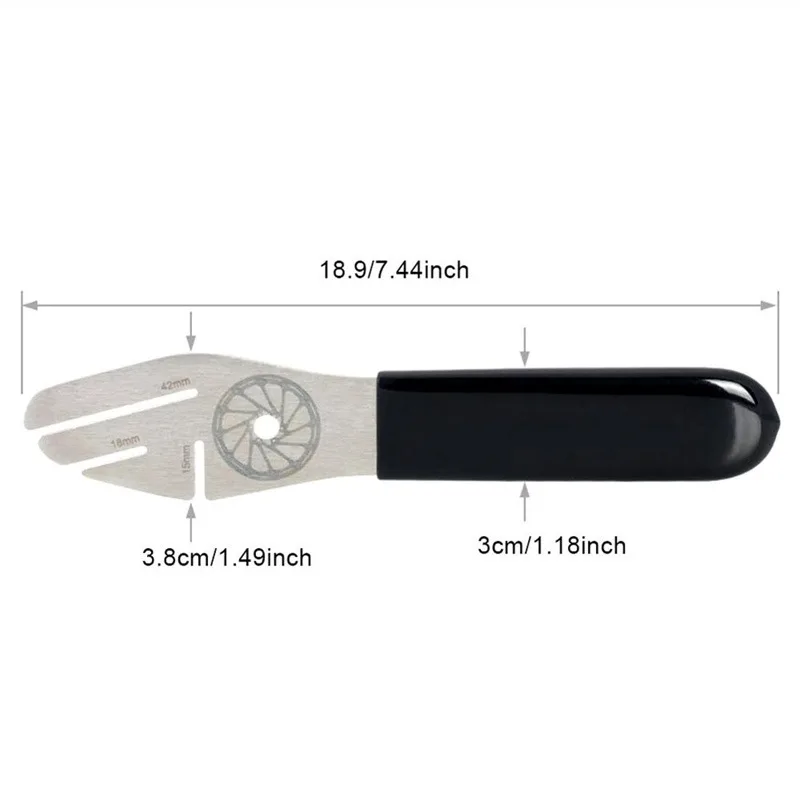

Stainless Steel Bicycle Disc Brake Rotor Adjustment Tool Correction Wrench Bike Brake Repair Tool