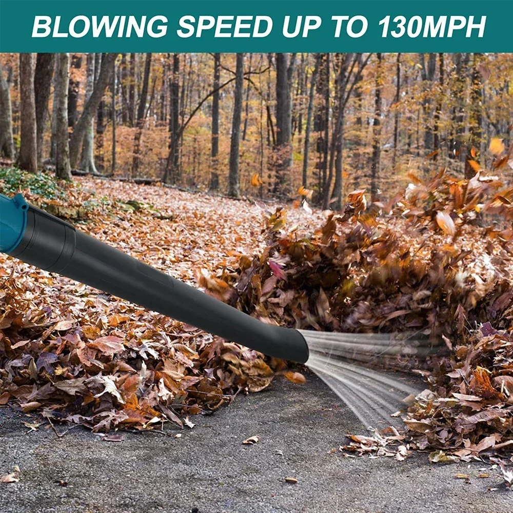 Brushless Powerful Lithium Battery Cordless Leaf Electric Blower Cordless Snow Blower For Makita 18V Battery