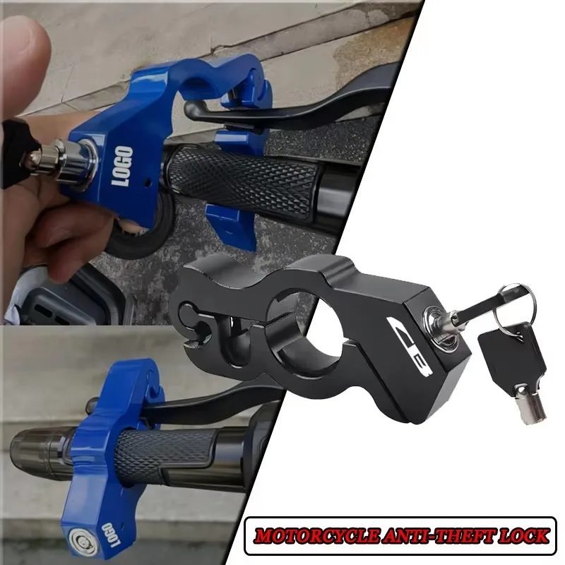لهوندا CB CB650R CB650 CB1000 CB125 CB250 CB300 CB500 CB750 دراجة نارية المقود مكافحة سرقة قفل ، دراجة نارية مكافحة سرقة قفل