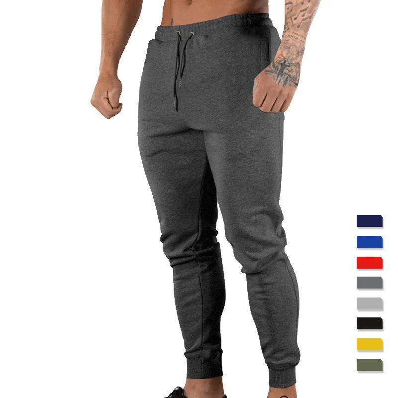 

Мужские брюки Спортивные повседневные брюки Однотонные классические спортивные штаны Модная мужская одежда высокого качества Горячая распродажа