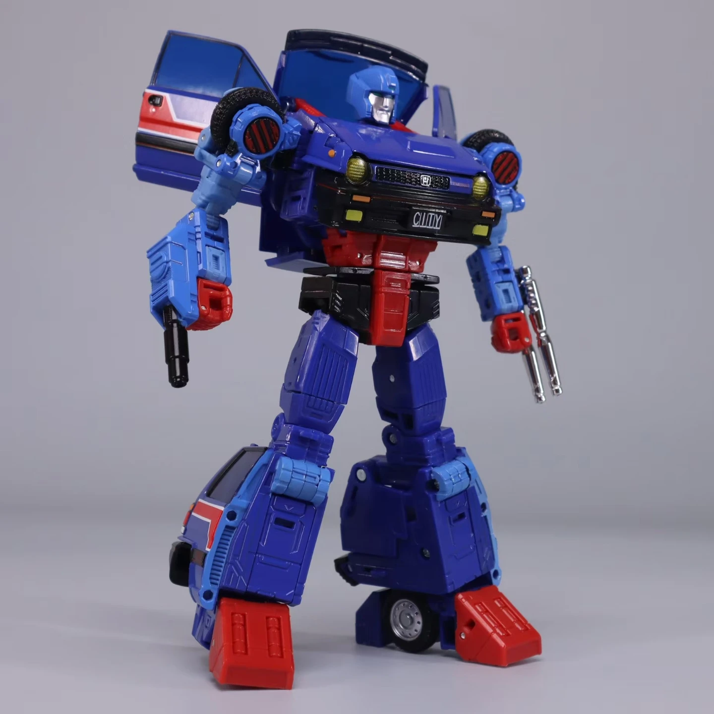 IN VOORRAAD NIEUWE Transformatie RT05 KO Skids Blauw Kleine Motorfiets Action Figure KO VerSion