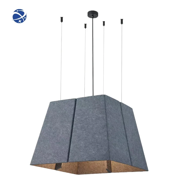 YUNYI Fashionable Industrial Wind Lampshade Polyester Fiber Felt Acoustic Lamp