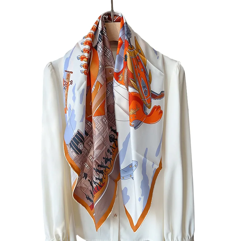 100% Twill Silk Scarf Shawl 14MM Sep New Arrival