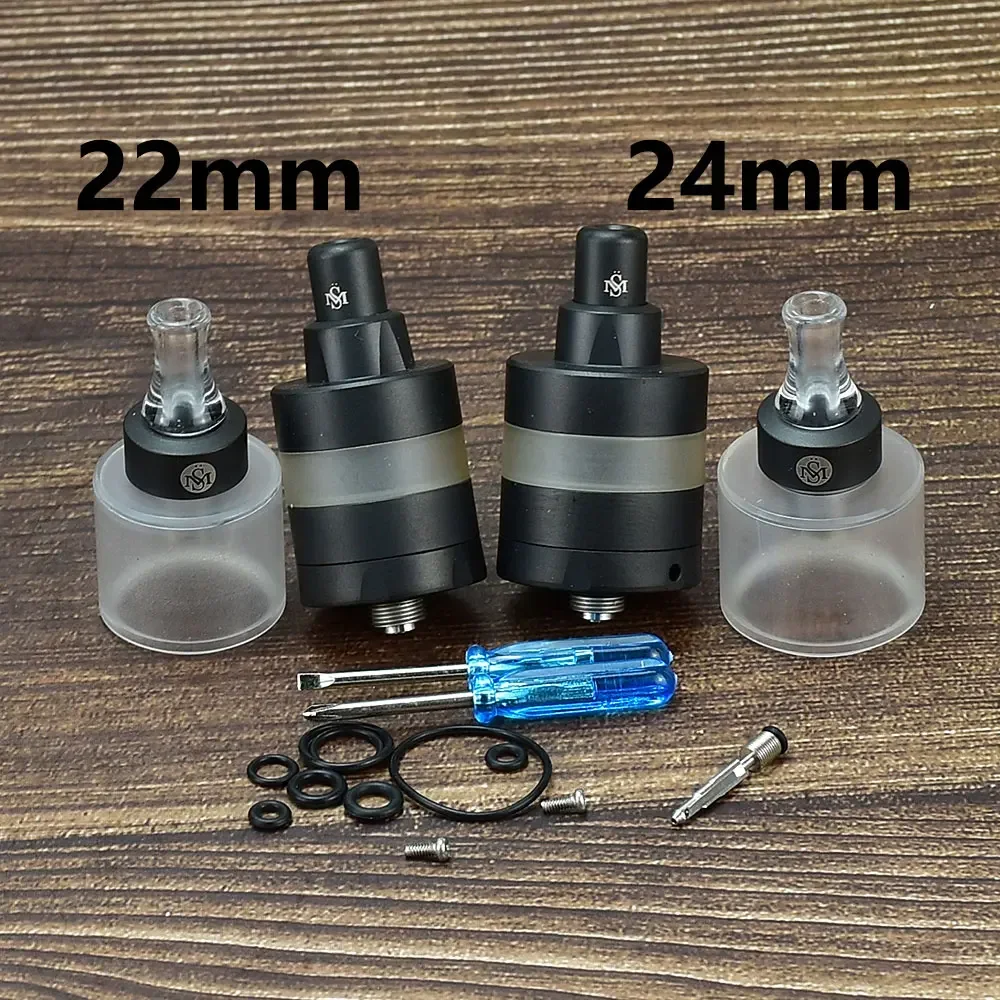 WolfCoolVape Kayfun Lite Plus 2021 RTA MTL Vape Tank 22mm 24mm Single Coil Atomizer for E Cigarette Mods