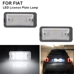 Éclairage de plaque d'immatriculation pour Fiat Abarth, 500 taxable, modèle 500, 2007-2020, LED Canbus, planner, OEM Part #51800482, 2 pièces