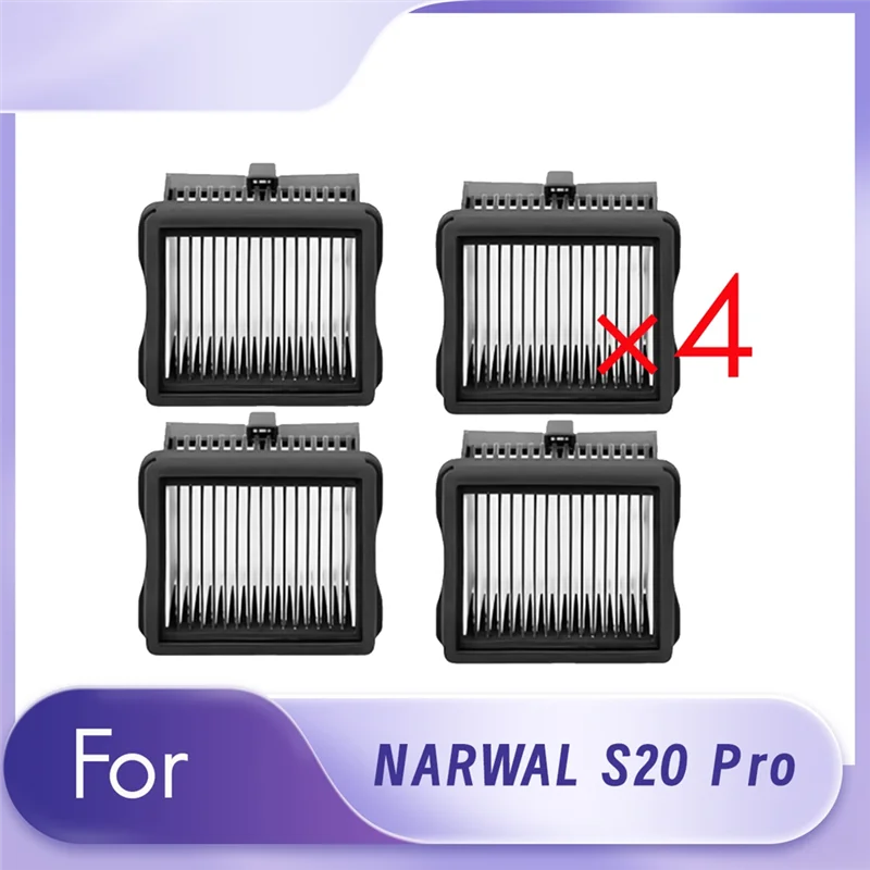 

SEWS-4 шт. запасные части для фильтров для NARWAL S20 Pro, беспроводной пылесос для влажной и сухой уборки, сверхпрочные аксессуары