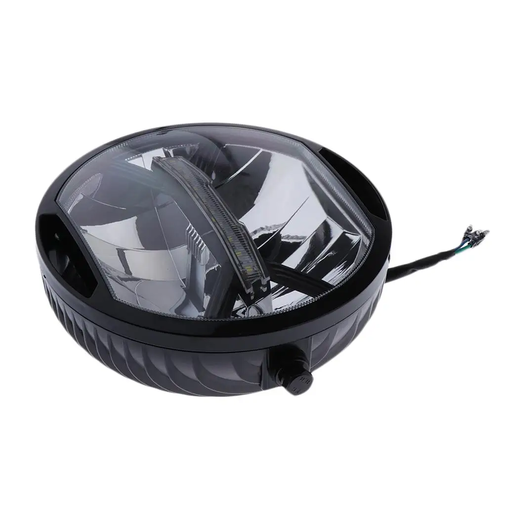 

Retro Style LED Headlights Driving Light Universal for Motorcycle