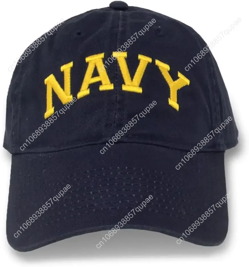 Armed Forces Gear Navy Arch Hat voor heren (verstelbaar) - Officiële gelicentieerde Amerikaanse marine-baseballpet