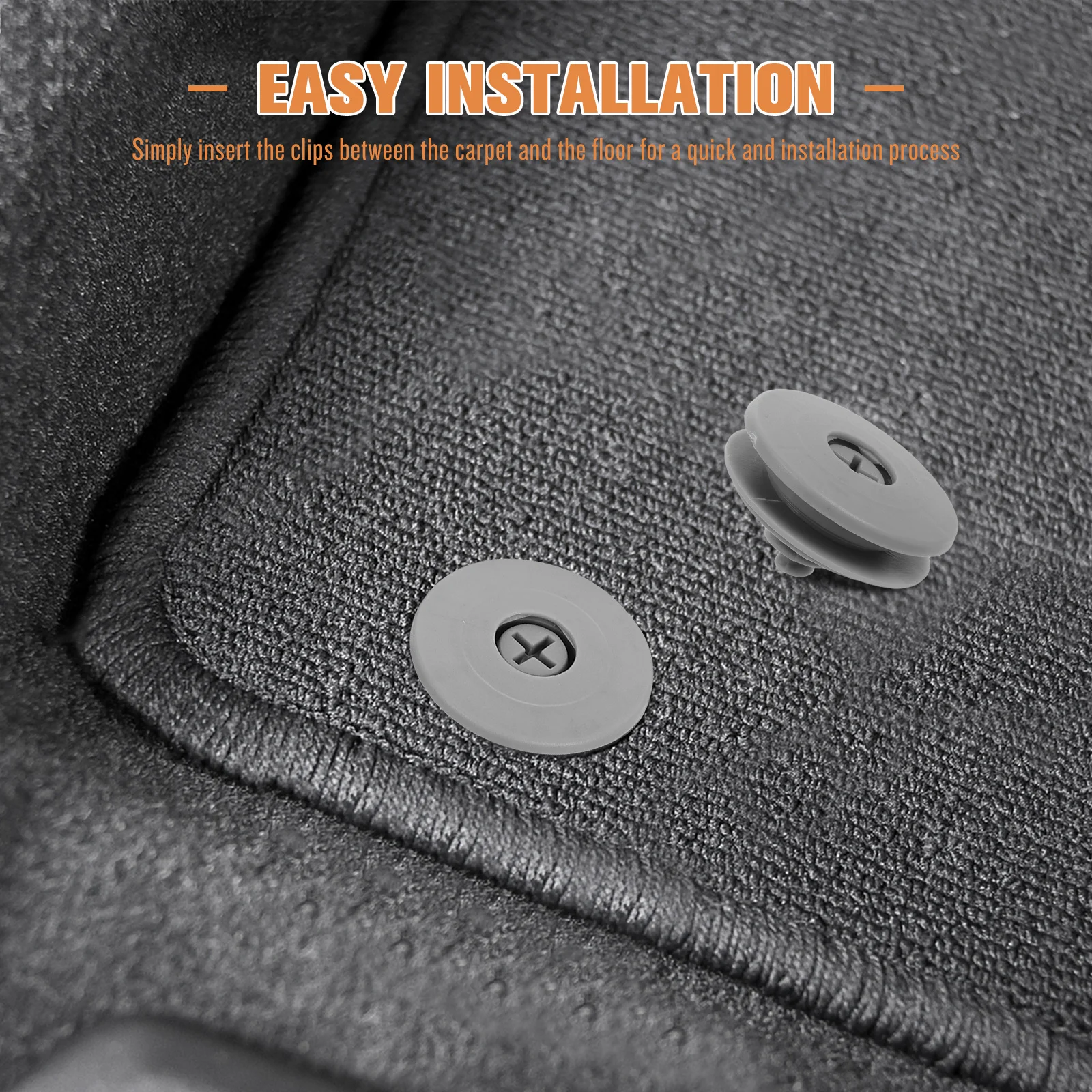 

10 шт., зажимы для автомобильного коврика, универсальные пластиковые ручки для крепления ковров, противоскользящие фиксаторы, прочные держатели для защиты салона автомобиля