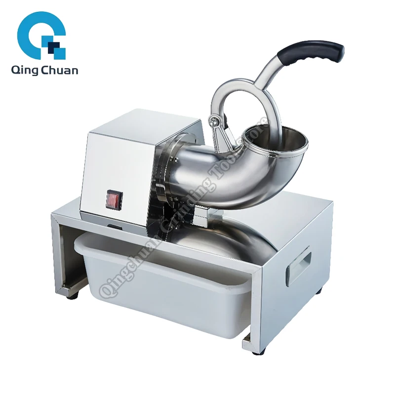 

Промышленный электрический измельчитель льда из нержавеющей стали для приготовления снежных конусов и колотого льда