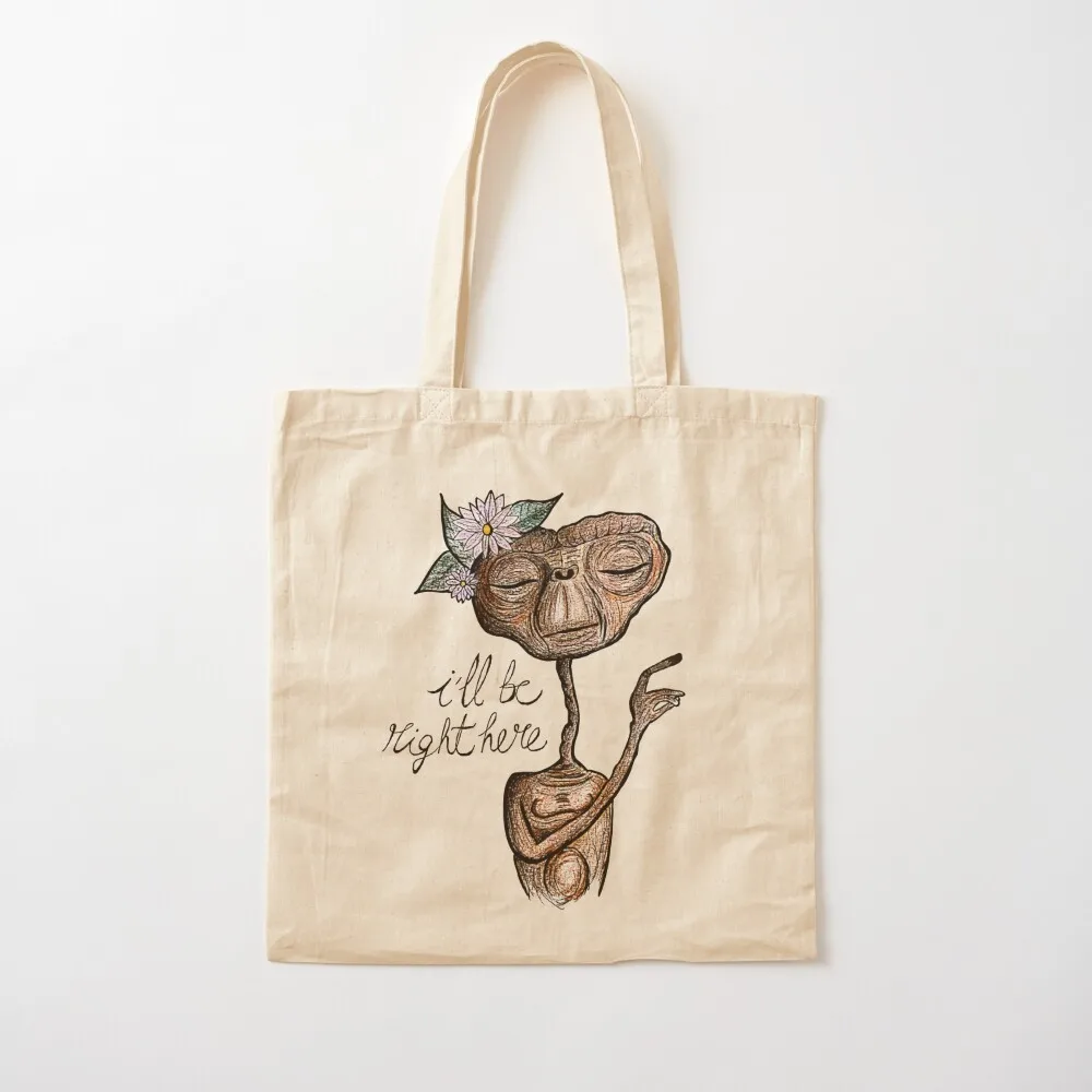 E.T the Extraterrestrial Tote Bag Customizable tote bag canvas tote bag Women's handbag