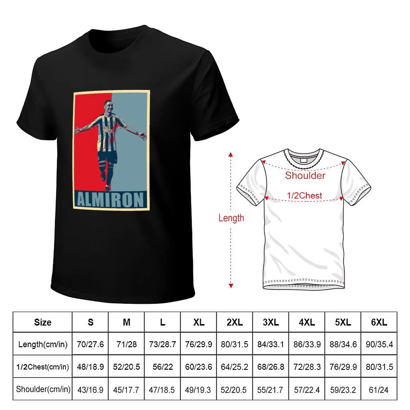 Miguel Almiron Celebration Hope T-Shirt Running Performance Short Sleeve Tee