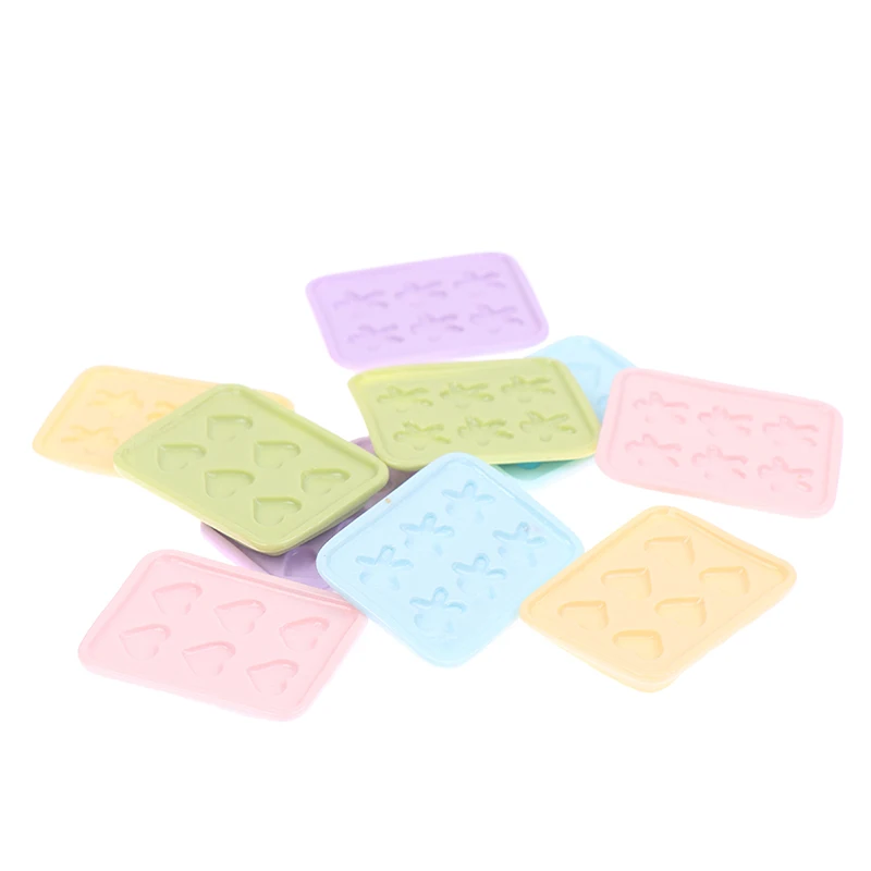 2pcs 1/12 Miniature Dollhouse Baking tray Pretend Play Kitchen Cooking Toy Set