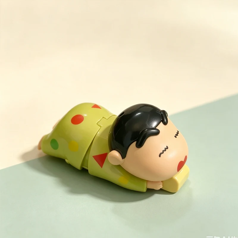 Kawaii Shinchan Clockwork Crawling Toy Funny Cartoon Desktop Ornament Stress Relief Toy Gift For Home Boys Girls Students Couple view 5