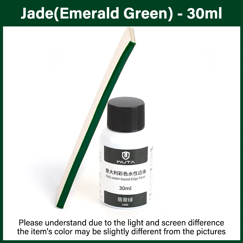 WUTA 30 ml professionelle Lederrandfarbe, Ölfarbe, Randverband, Farbmäntel, Leder-Finish, Zubehör, DIY-Handwerk, Leder-Schuhkanten