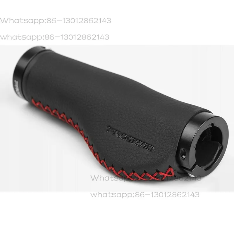 GR-502 Bicycle Handlebar Grips, Microfiber Leather Ergonomic Wavy Lock-On Grips for Mountain Bike Cycling Accessories