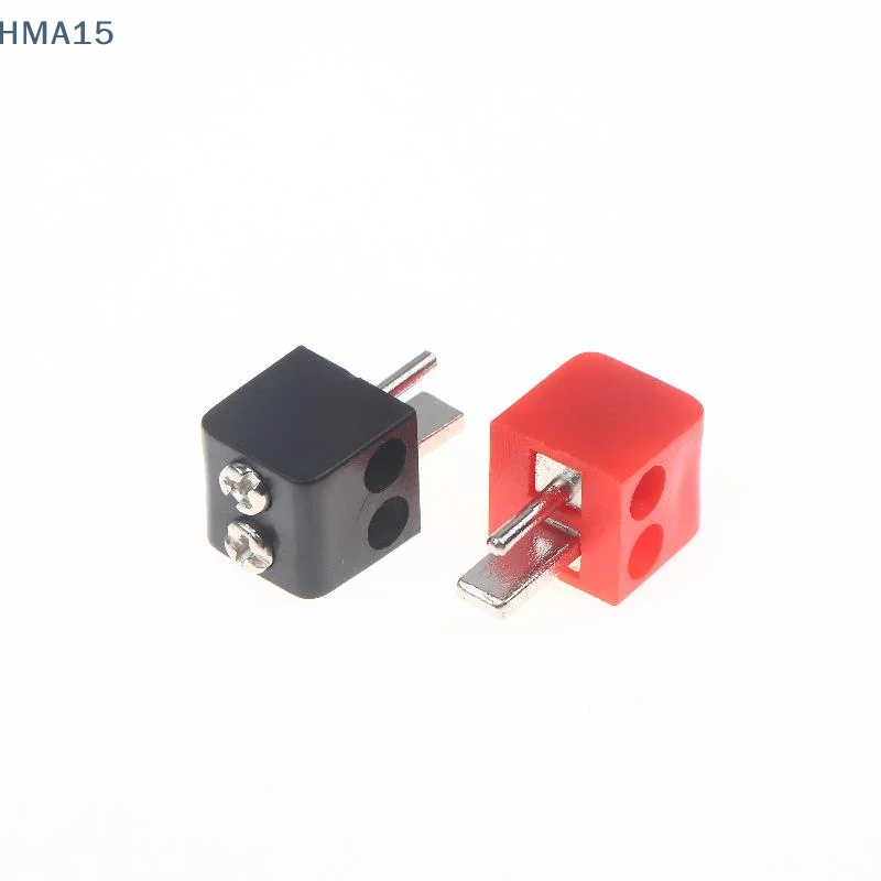 【YA】2/6Pcs Screw Terminal Block Connector 2Pin DIN Hi-Fi Speaker-Plug Connectors Red Black Electrical Equipment-Plug Connector