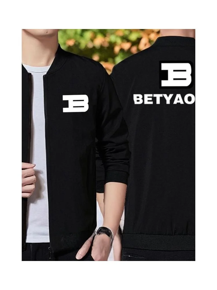 

Повседневная мужская куртка Jaet, весенне-осенняя свободная бейсбольная рубашка на молнии, длинная модная толстовка со светом, толстовка большого размера Jaet