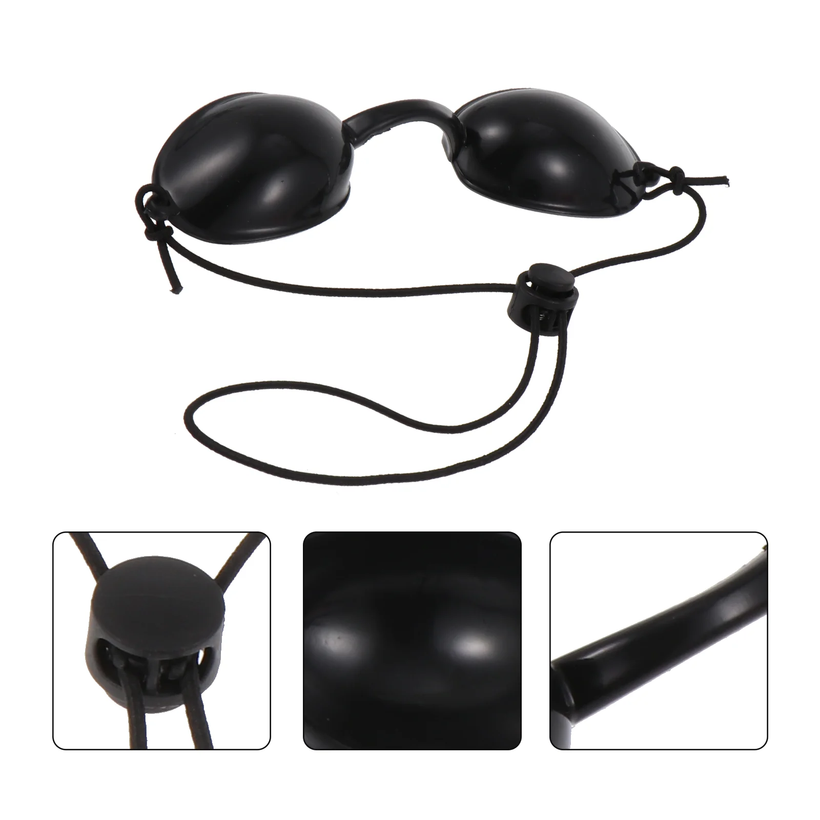 Eye Mask Eyeglasses Masks Adjustable Safety Goggle Goggles Multipurpose Practical Silicone Sunbathing Sun-shading LED