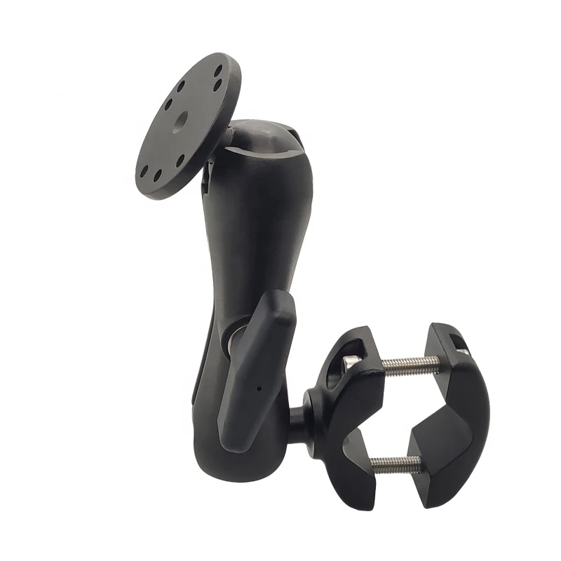 الألومنيوم مقبض إمساك المشبك قاعدة تثبيت اللوحي جبل عزم الدوران الأنابيب المشبك مع 1.5 ''الكرة للقضبان 30-50 مللي متر في القطر لرام يتصاعد